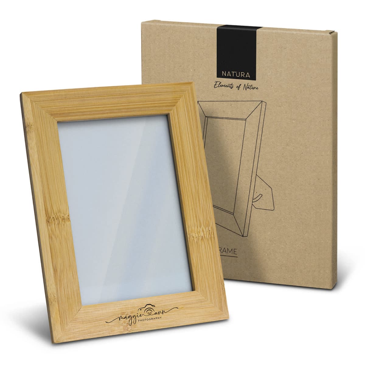 6X4 Bamboo Photo Frames