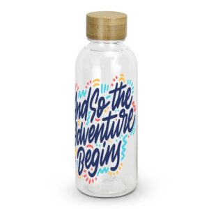 Rpet Bottles With Bamboo Lid