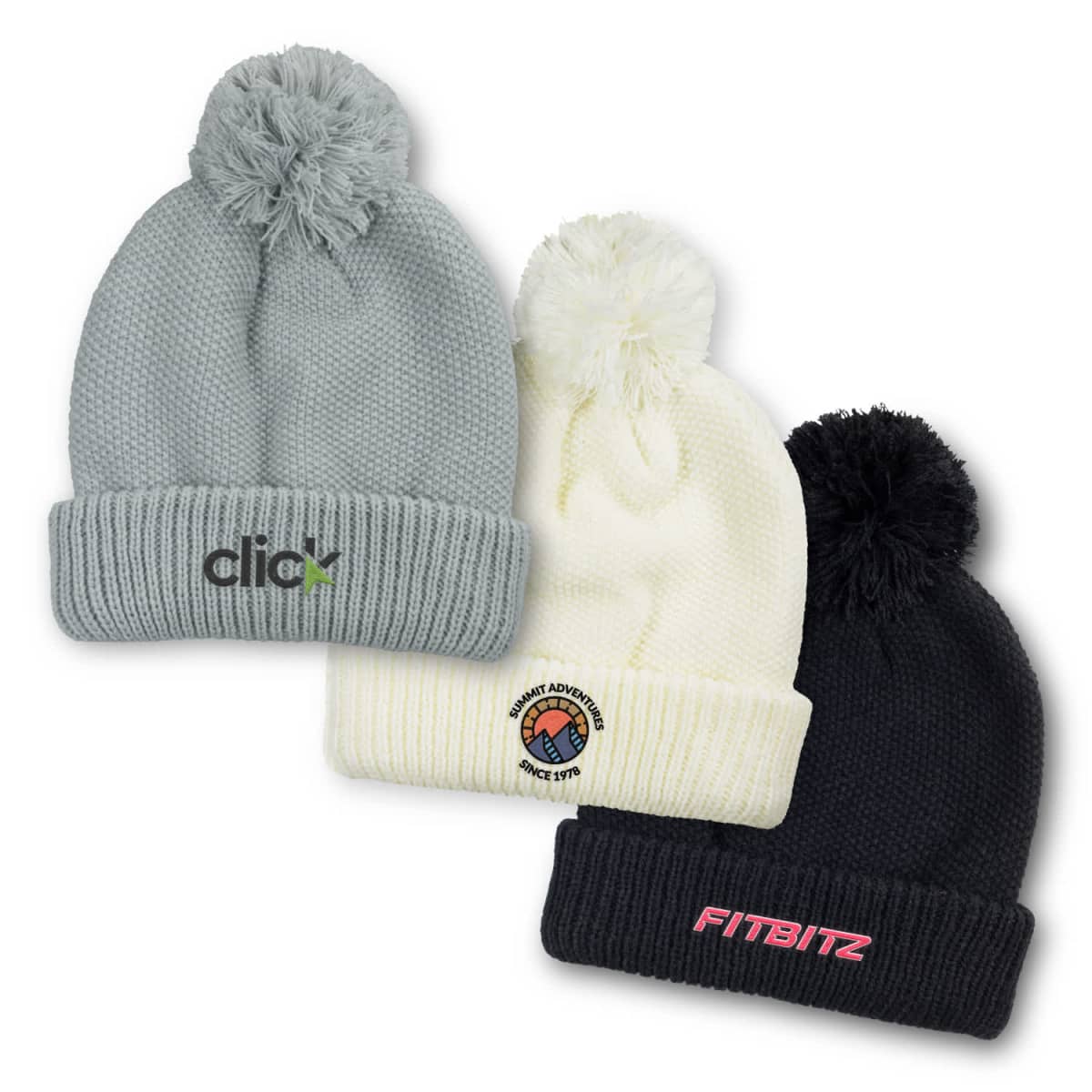 Bumble Beanies With Pom Pom