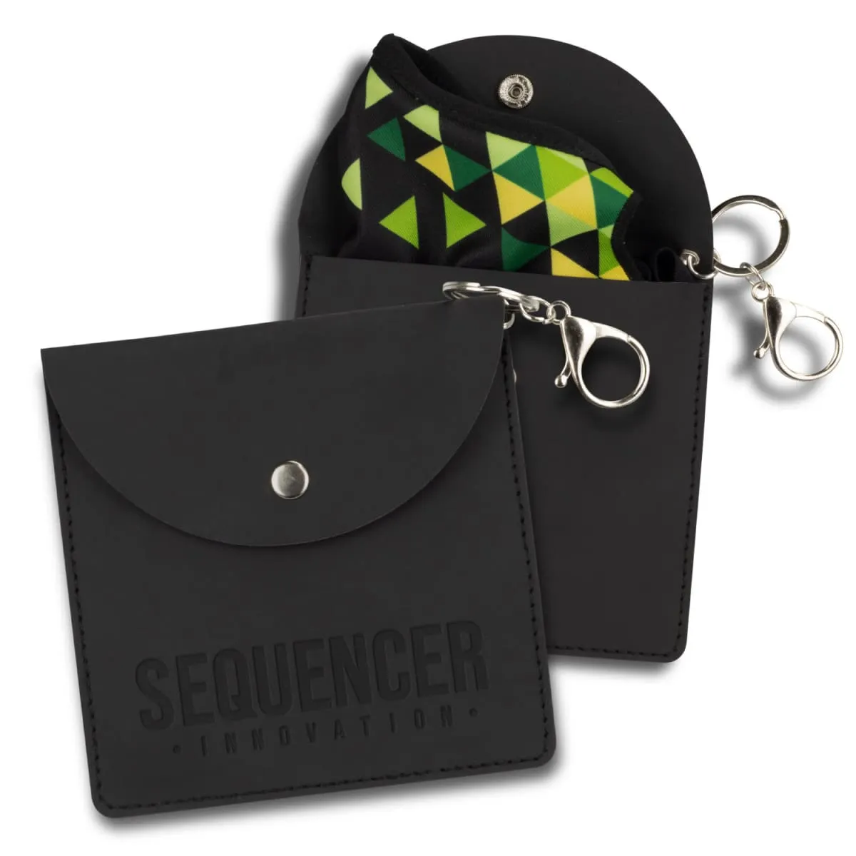 Key Ring Pouches With Snap Closure