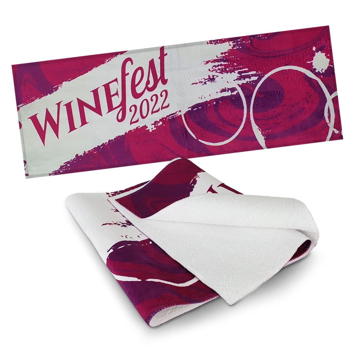 Full Colour Poly Cotton Bar Towels