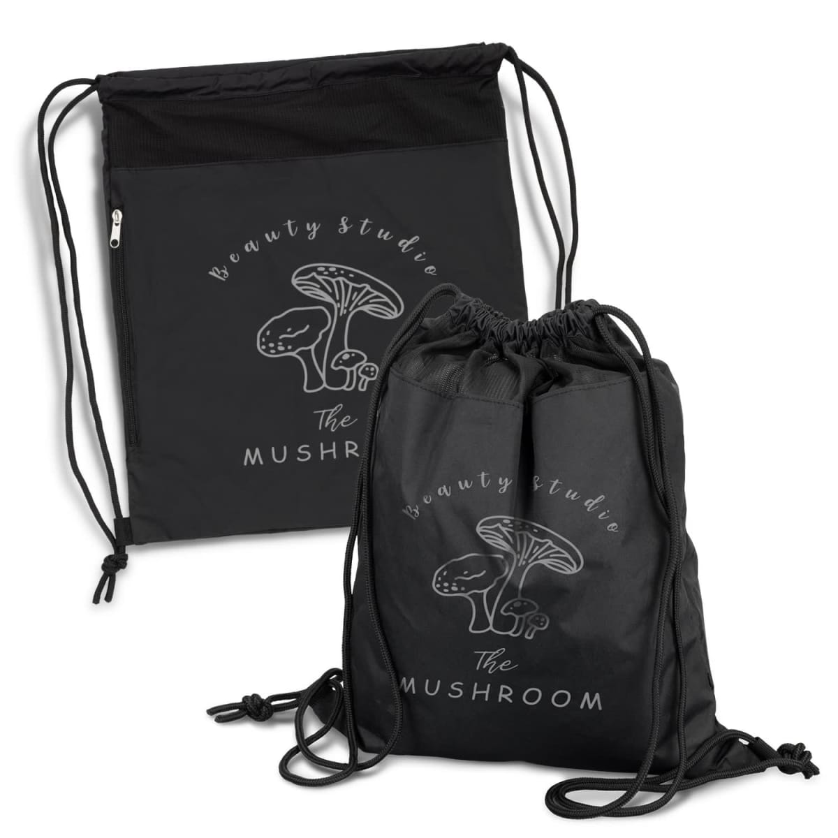Trekker Nylon Drawstring Backpacks