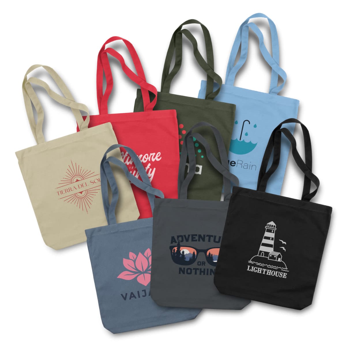 Vistan Cotton Canvas Tote Bags