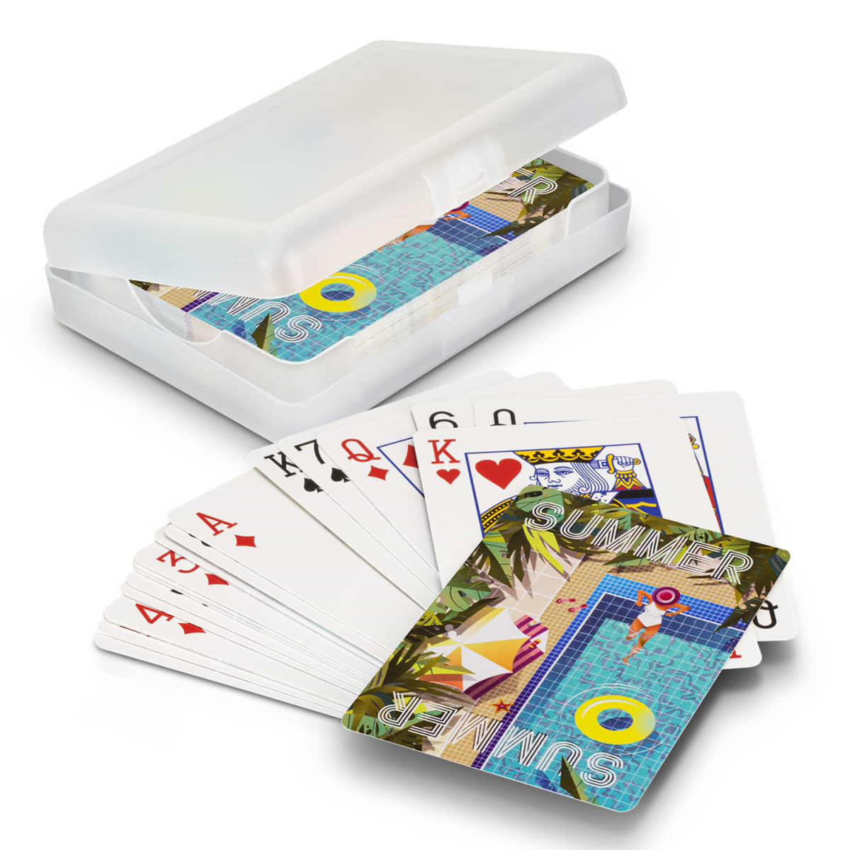 Paper Playing Cards With Gift Cases