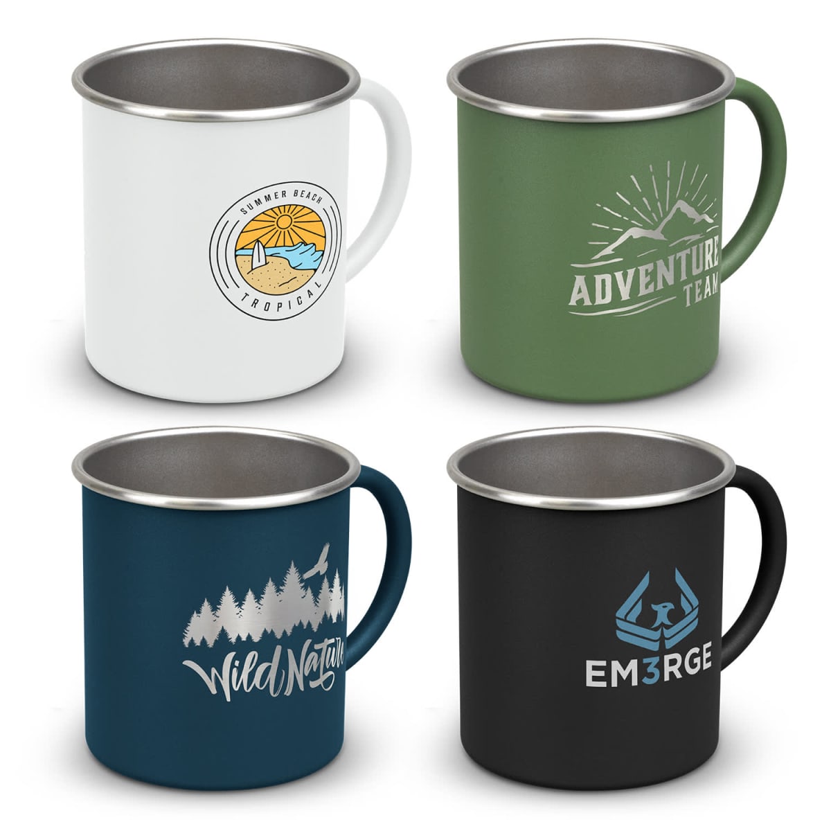 Stainless Steel Camp Mugs