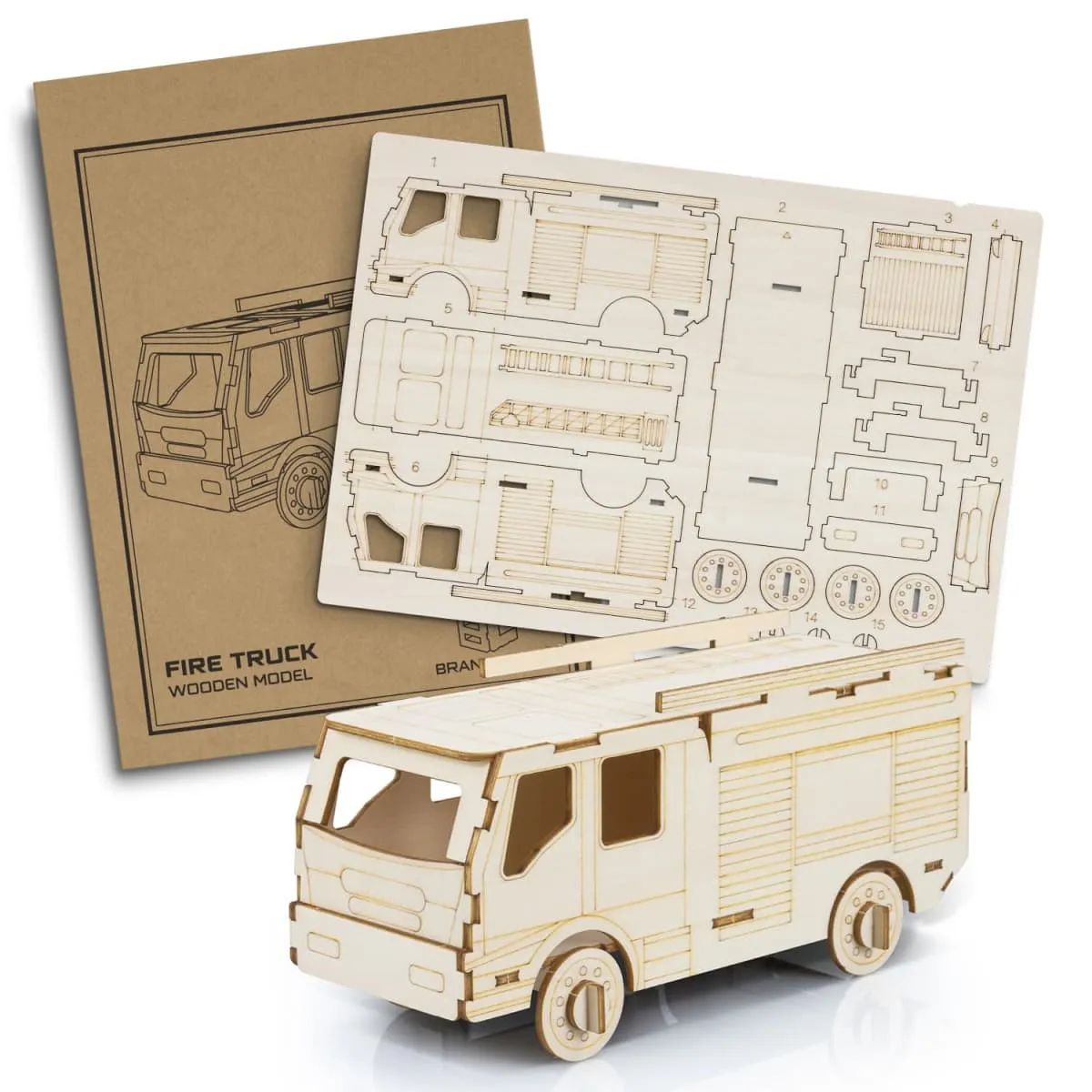 Wooden Fire Truck