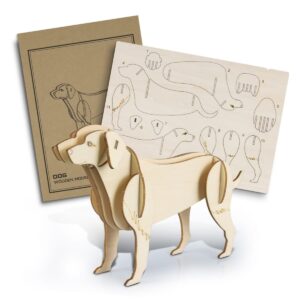 Dog Wooden Model