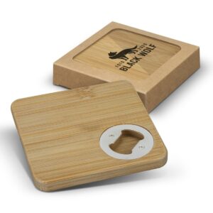 Square Bottle Opener Coaster Sets