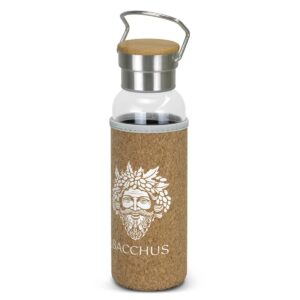 Glass Bottles With Cork Sleeve