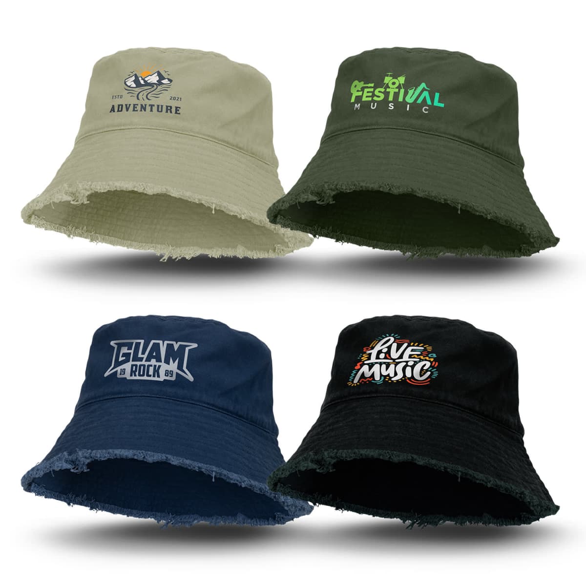 Edgy Bucket Hats