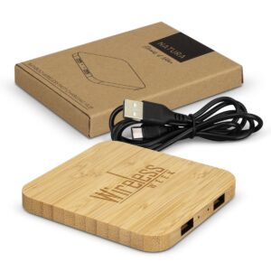 15W Bamboo Charging Hubs
