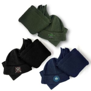 Acrylic Scarf And Beanie Sets