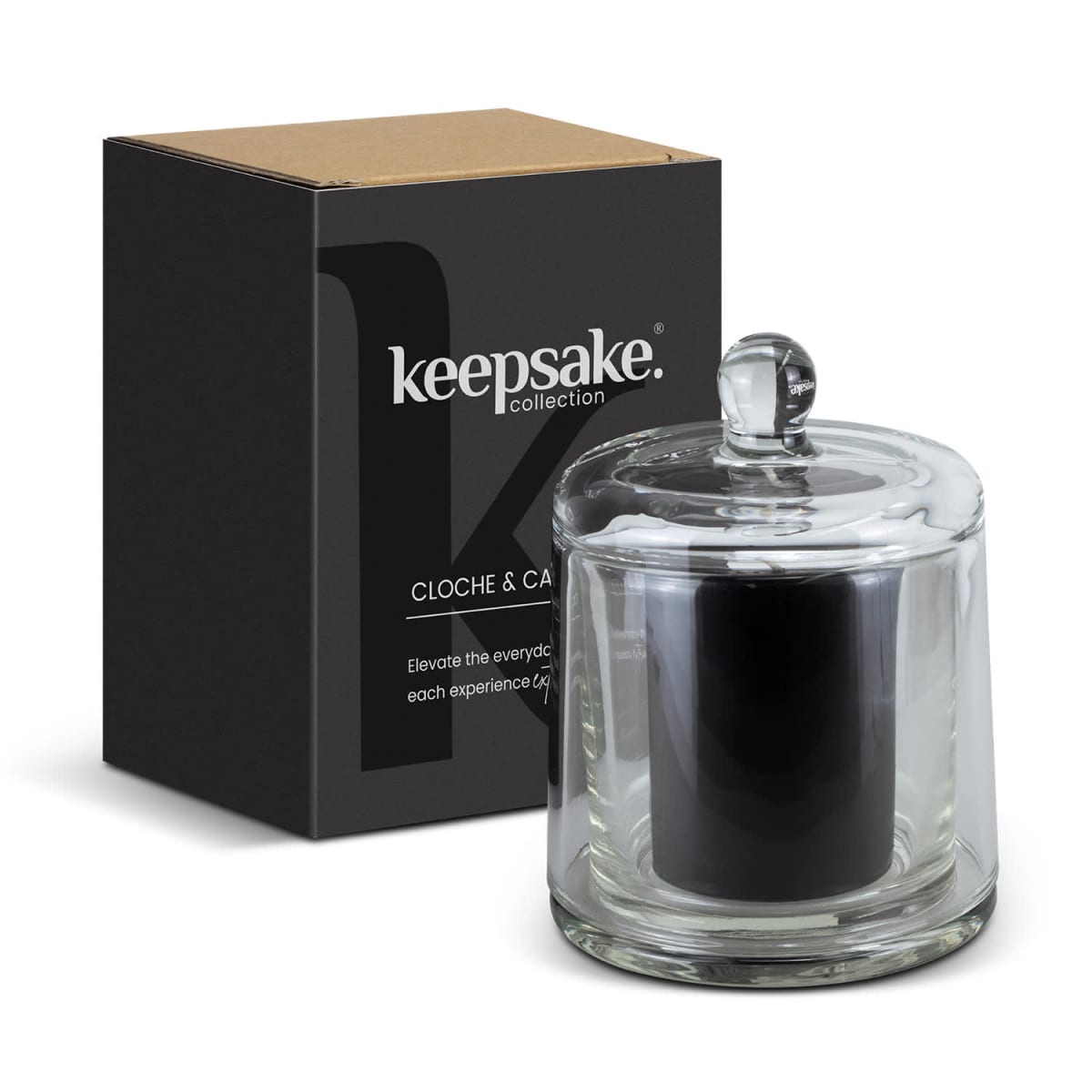 Keepsake Luxe Cloche And Candle Ensemble