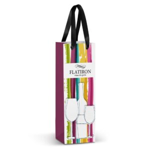 Champagne Ribbon-Handled Premium Paper Bags