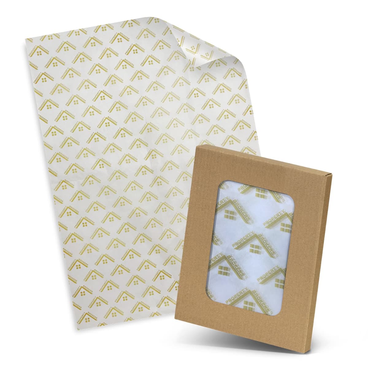 Classic White Wrapping Tissue With Envelope