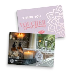 Full Colour Printed A6 Message Card