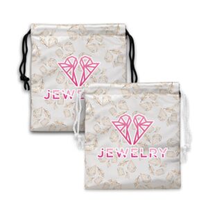 Small Satin Gift Drawstring Bags