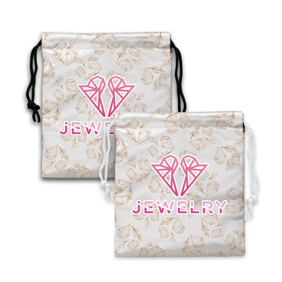 Small Satin Gift Drawstring Bags