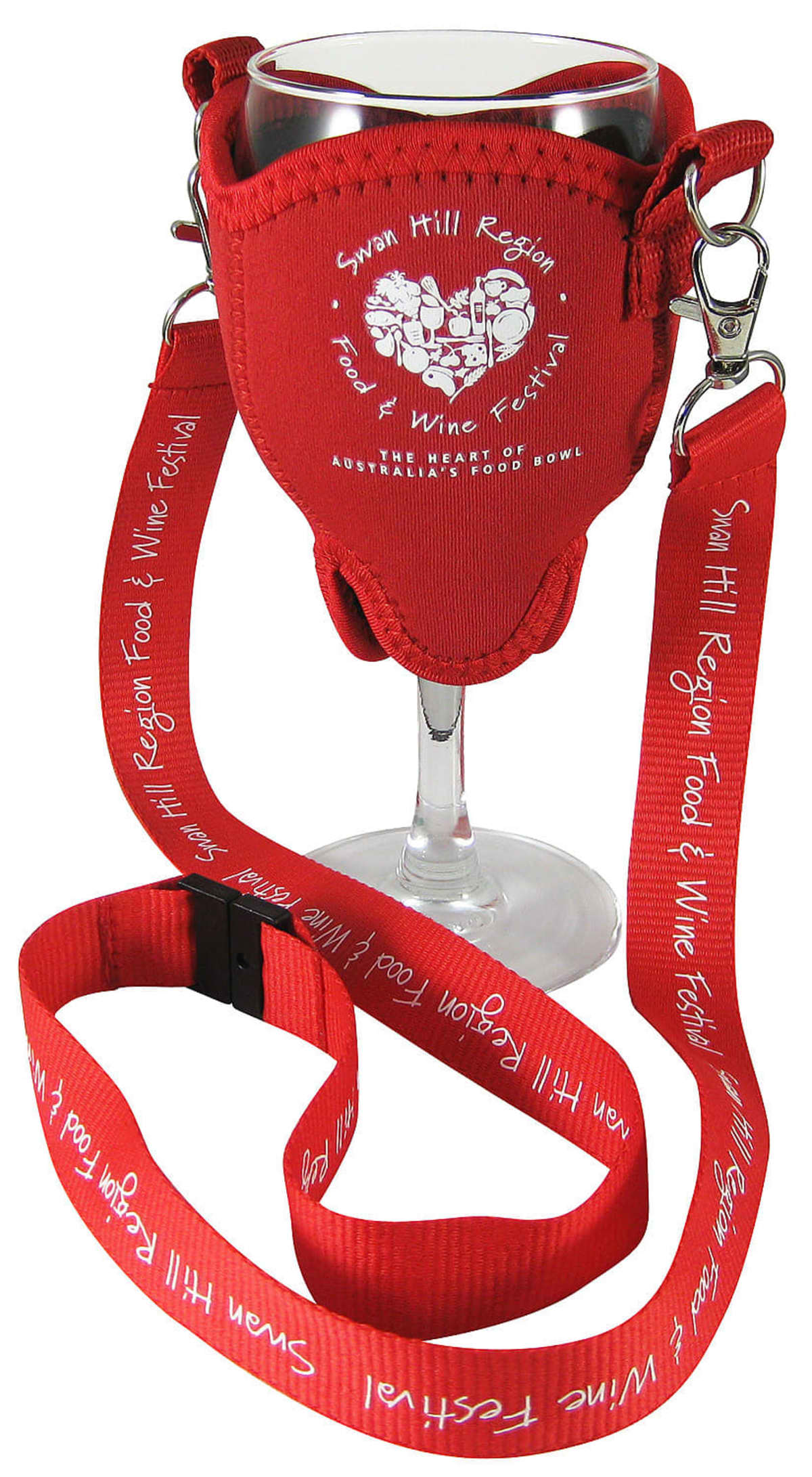 Wine Glass Holder With Lanyards (Sublimation)