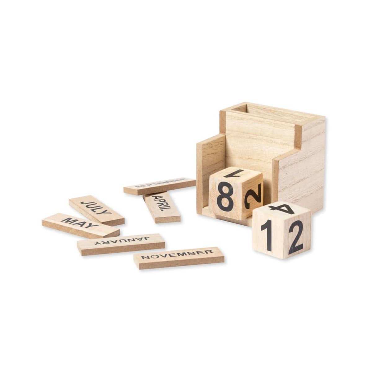 Perpetual Desk Calendar And Pen Stands