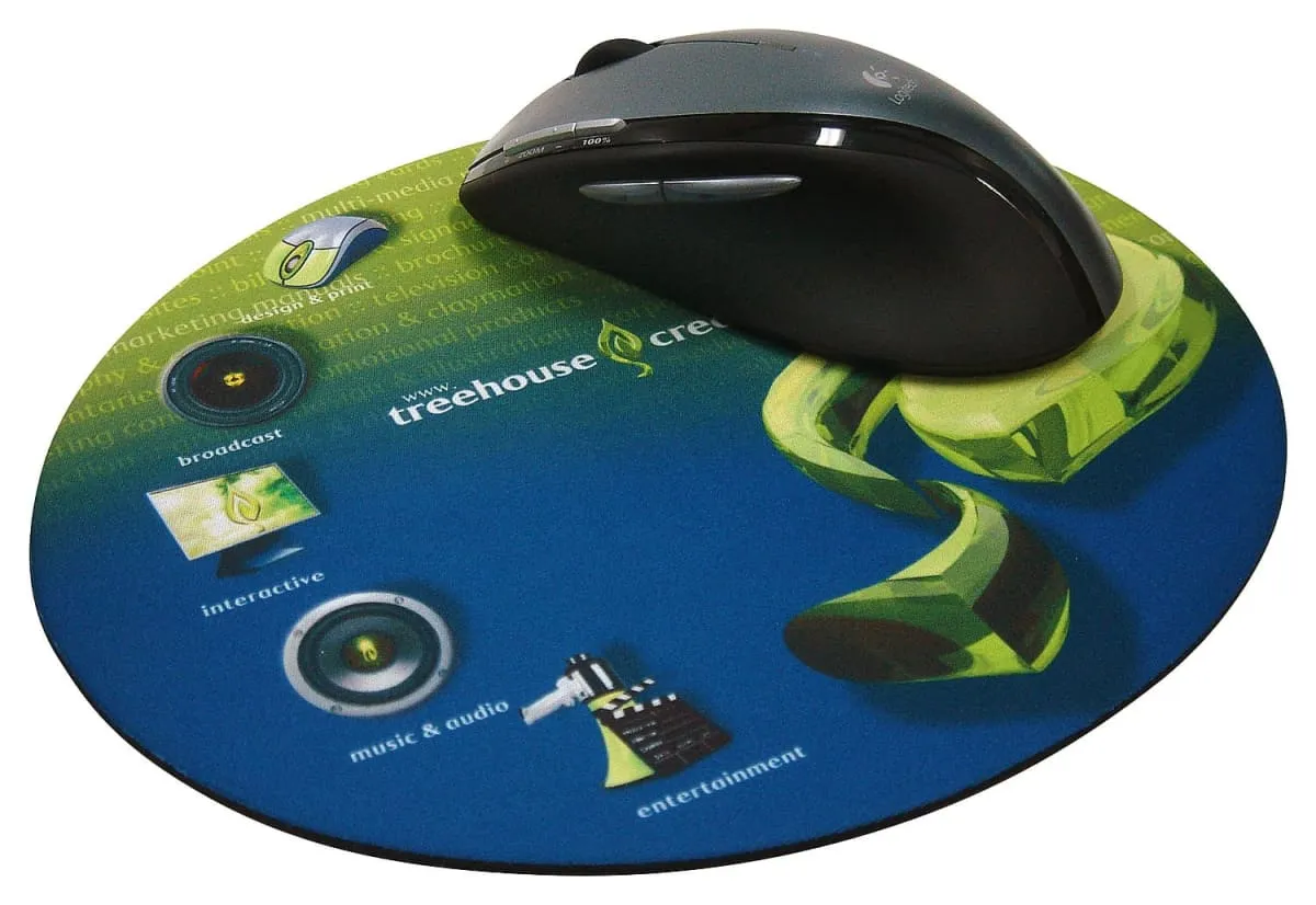 Corporate Round Mouse Pads