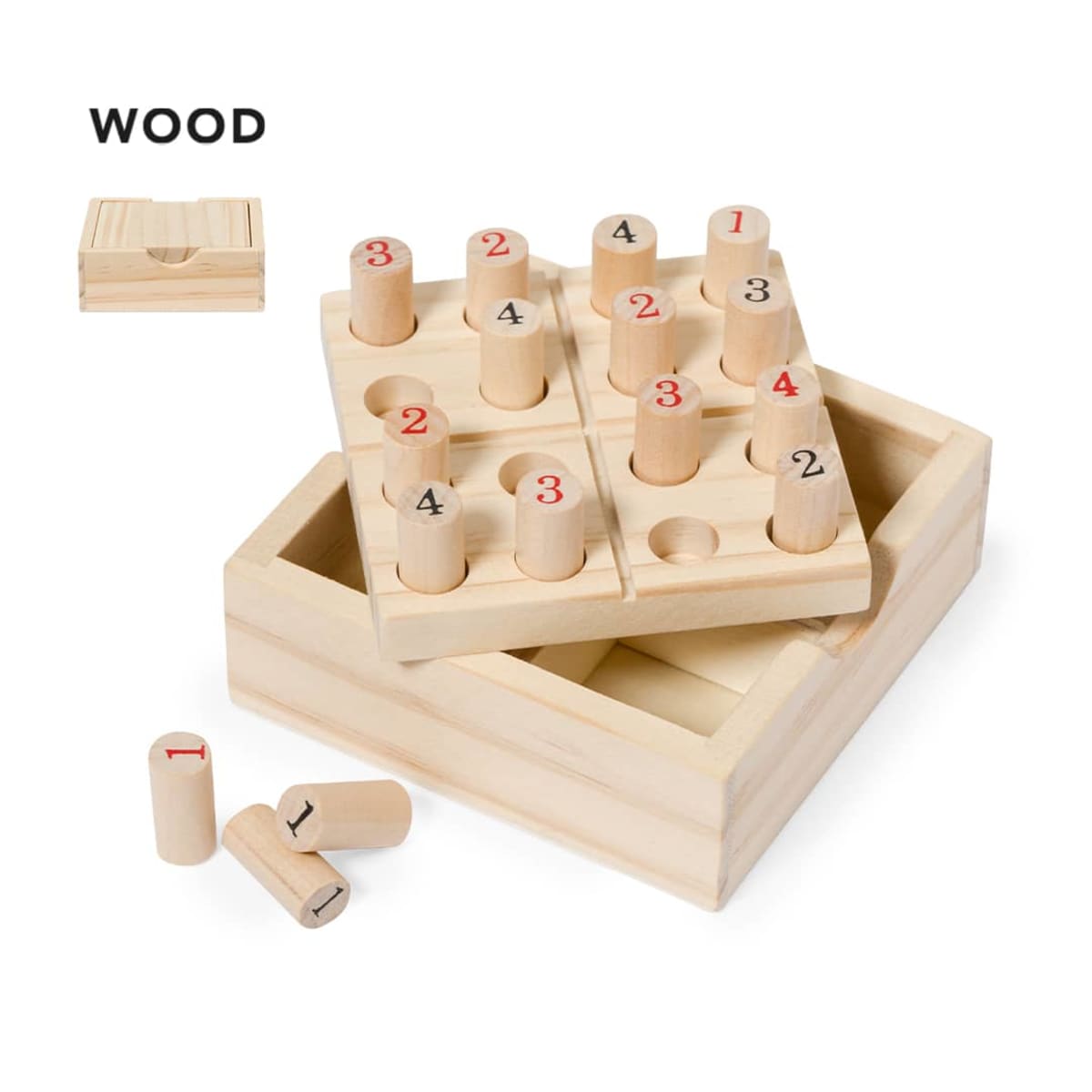 Soft Wood Sudoku Game