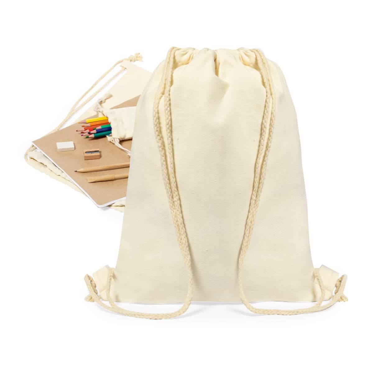 Eco Writing & Colouring Kits with Cotton Bags