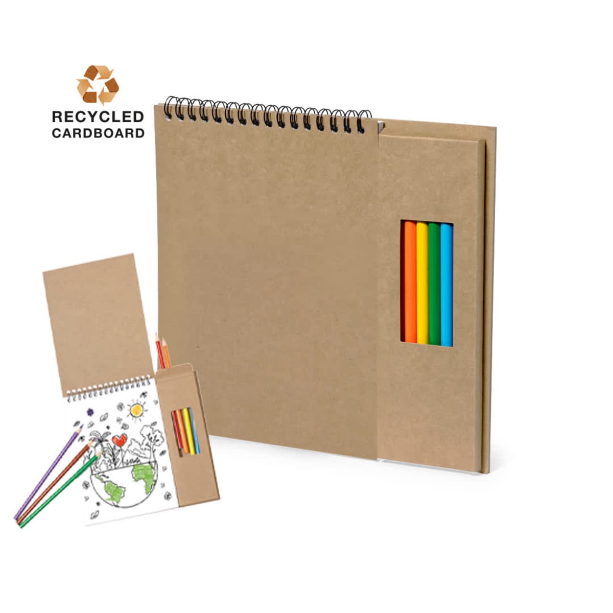 Cardboard Colouring Kits