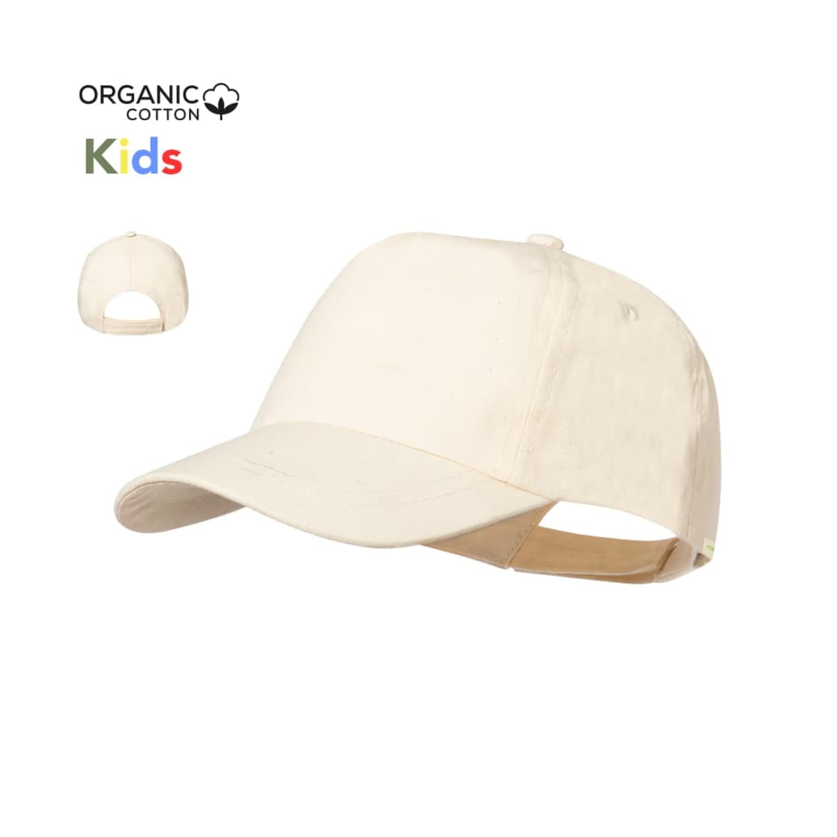Pure Organic Cotton Kids Caps