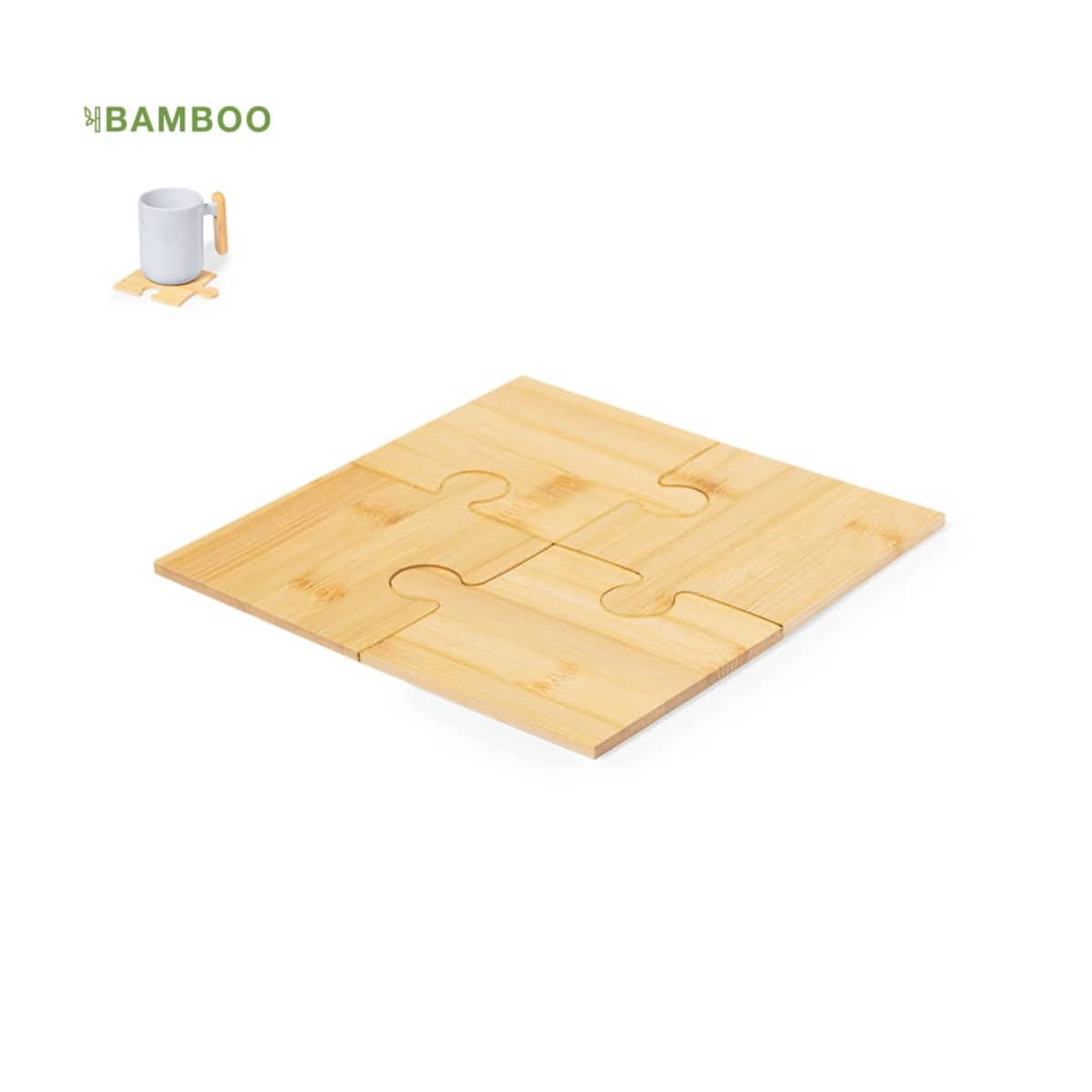 Bamboo Eco Coaster Sets
