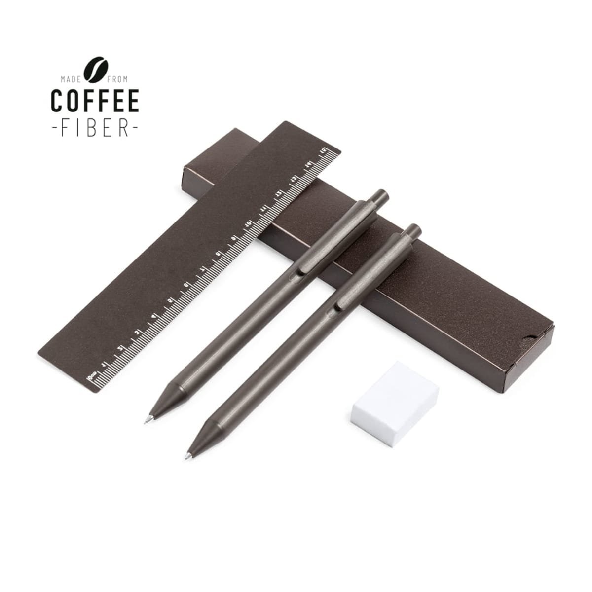Eco Coffee Fibre Writing Sets