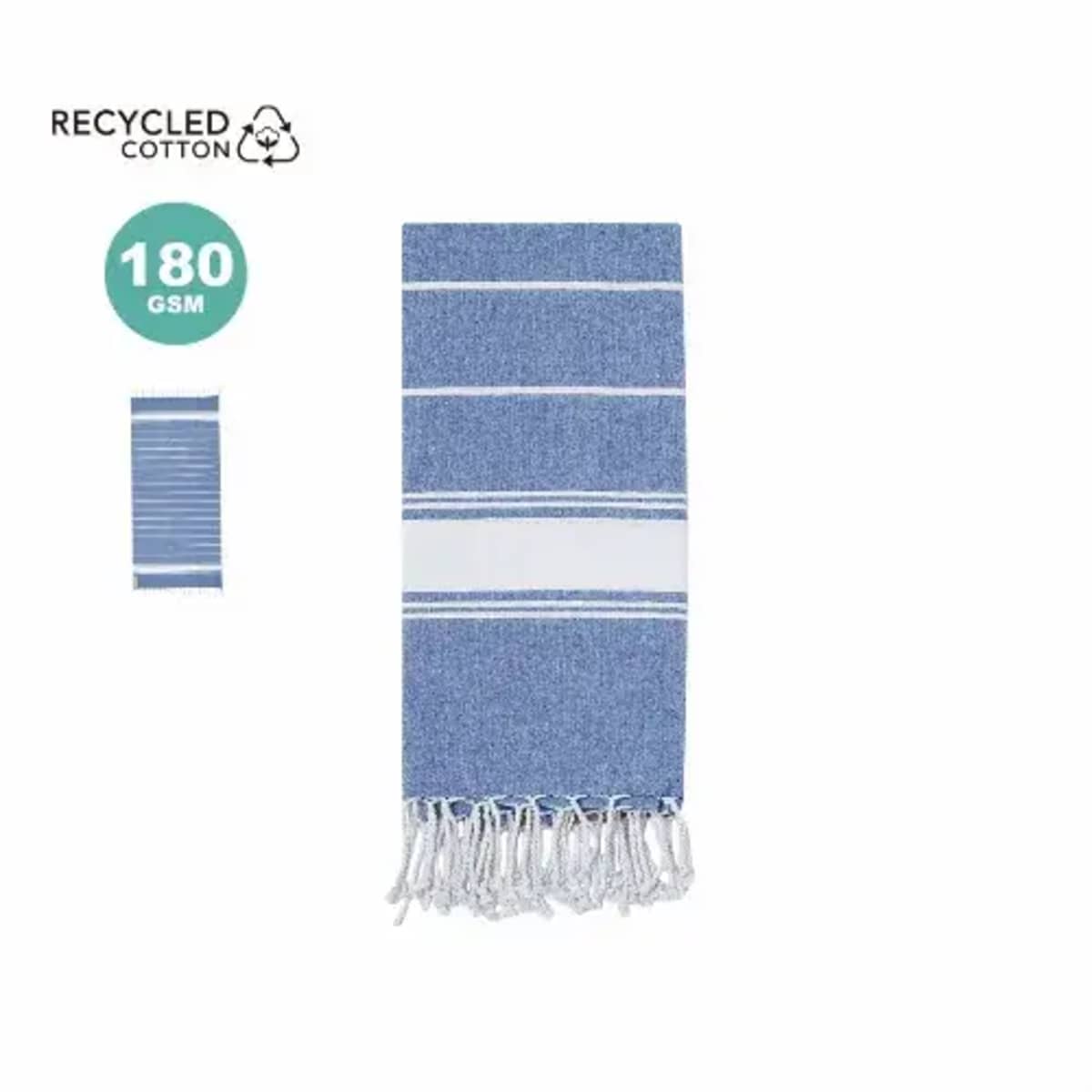 100% Recycled Cotton Pareo Towels
