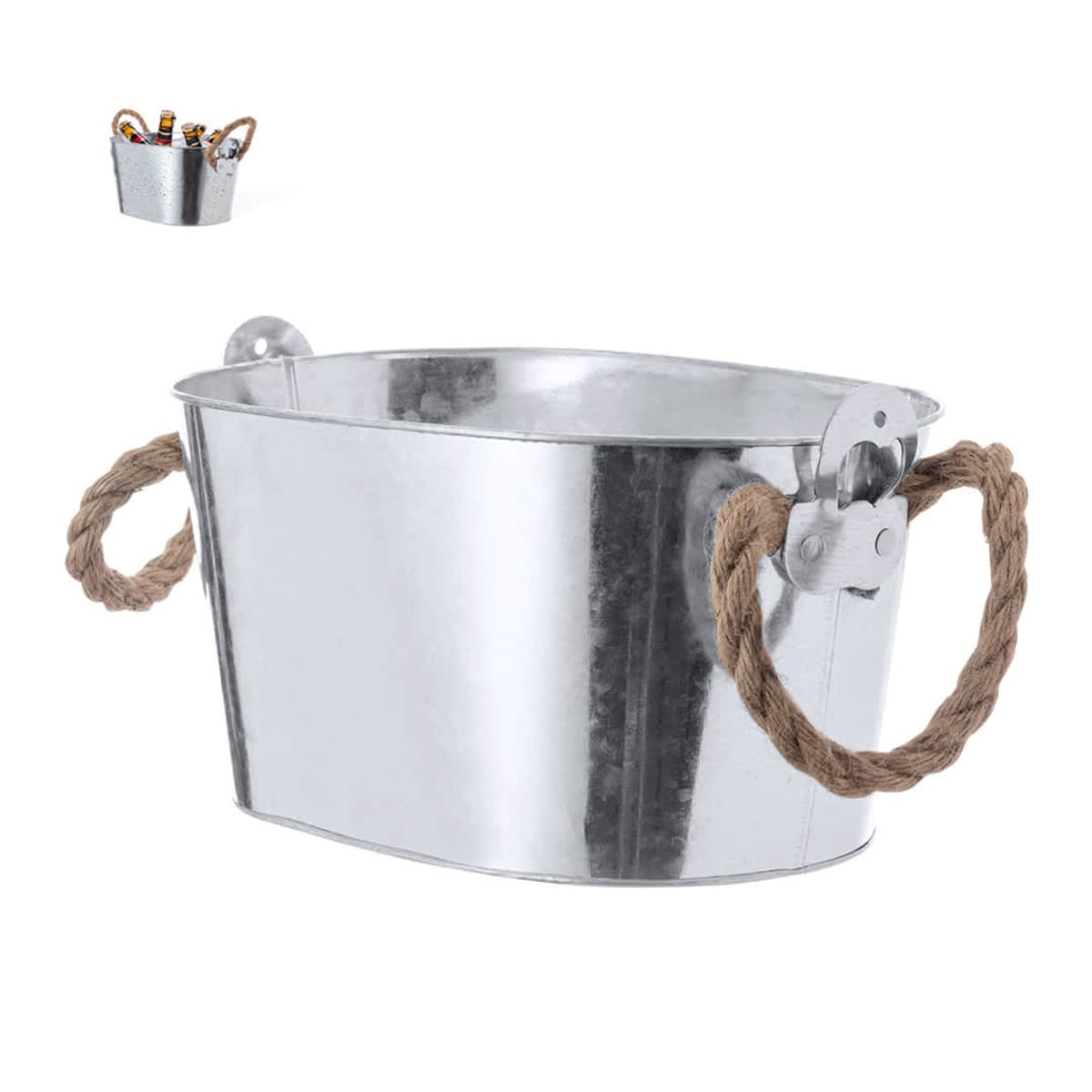 6L Metal Drink Storage Buckets