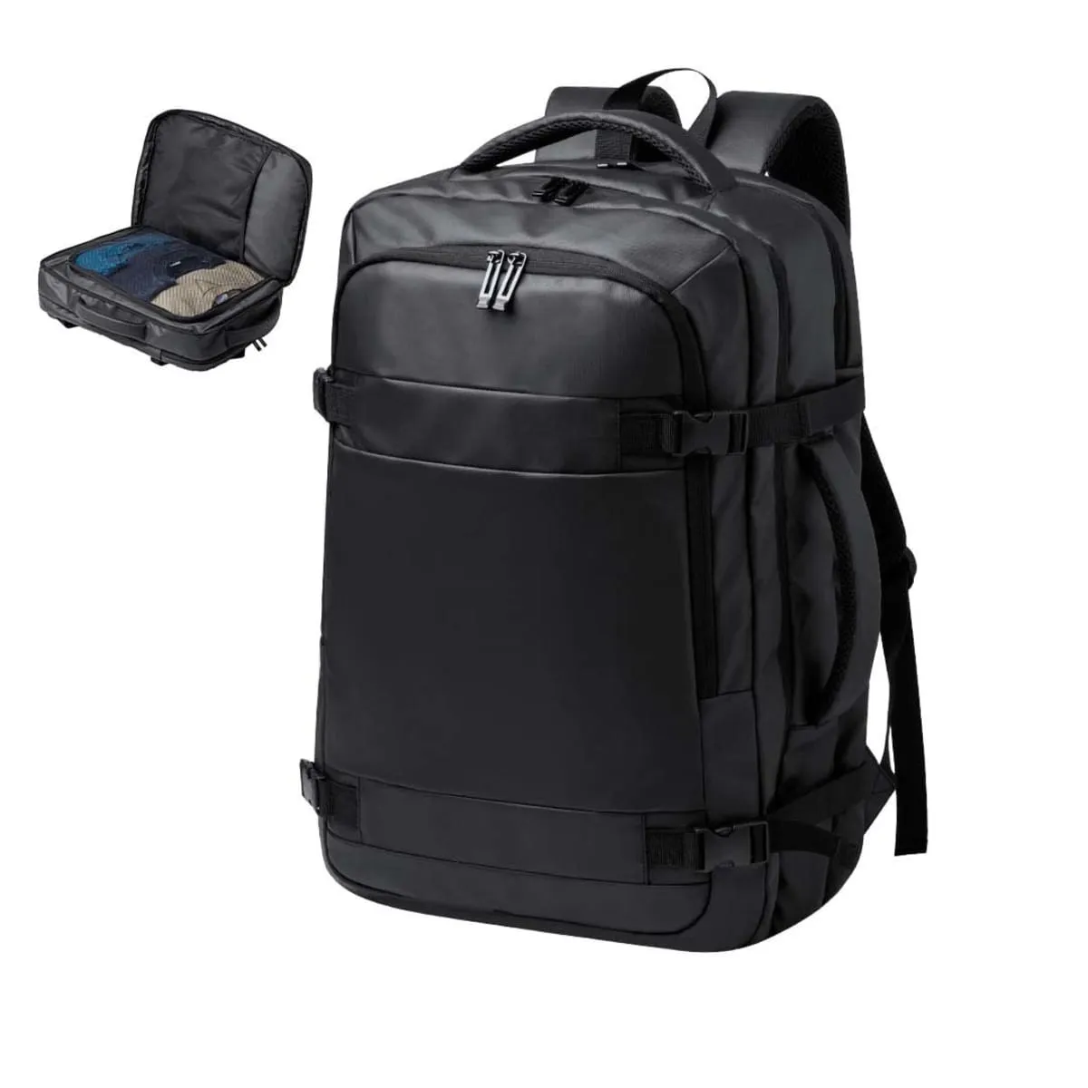 Pu Leather Document Backpacks
