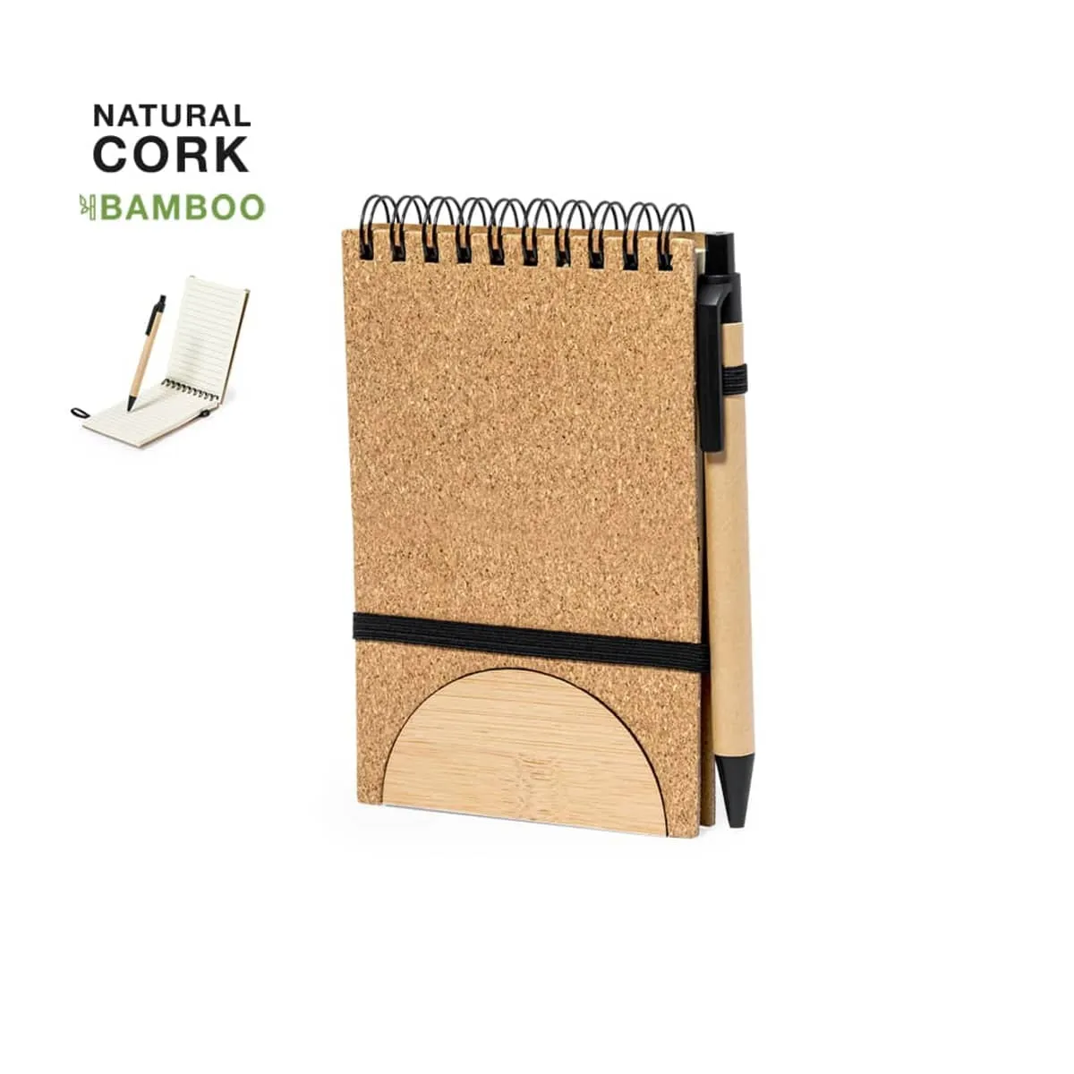 Ringed Cork/Bamboo Writing Sets