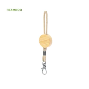 Elegant Bamboo Keychains