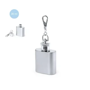Sleek Hip Flask Keyrings
