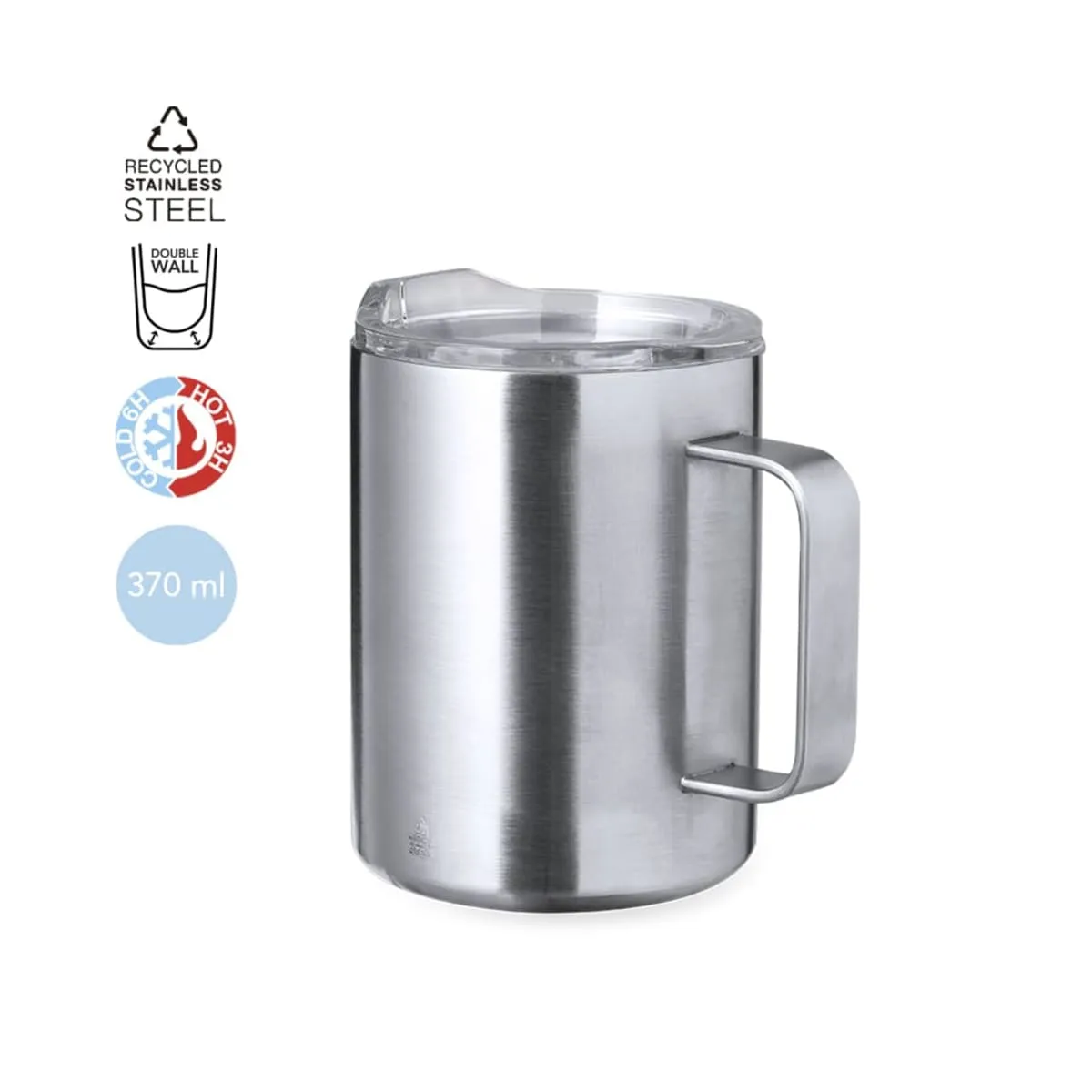 Recycled Stainless Steel Insulated Mugs