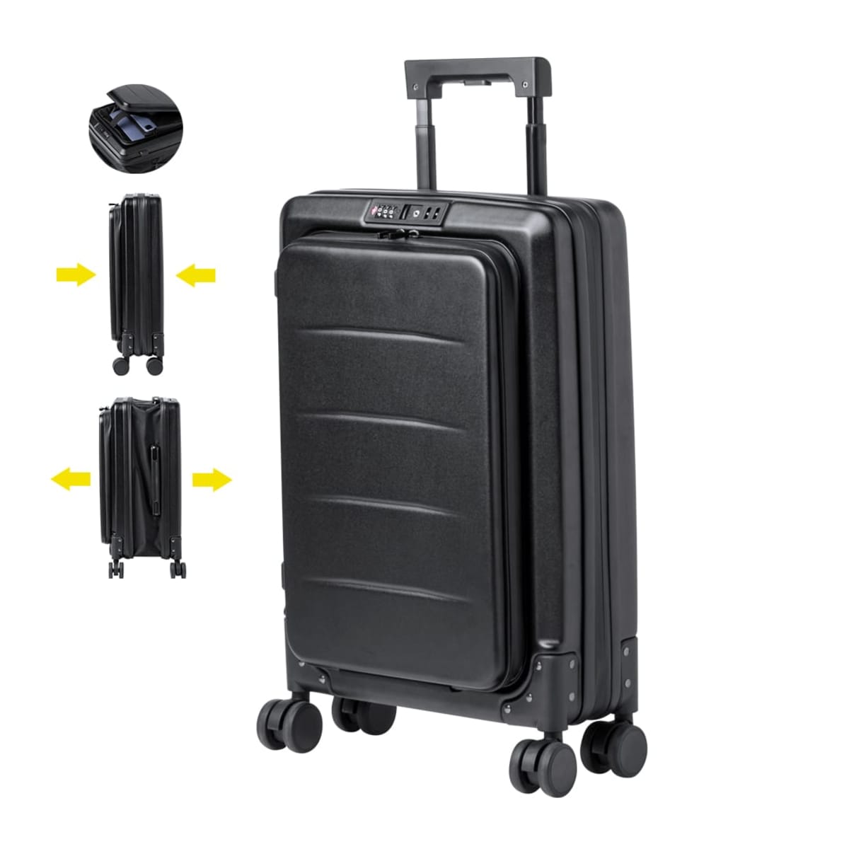 Abs Folding 4-Wheel Suitcases
