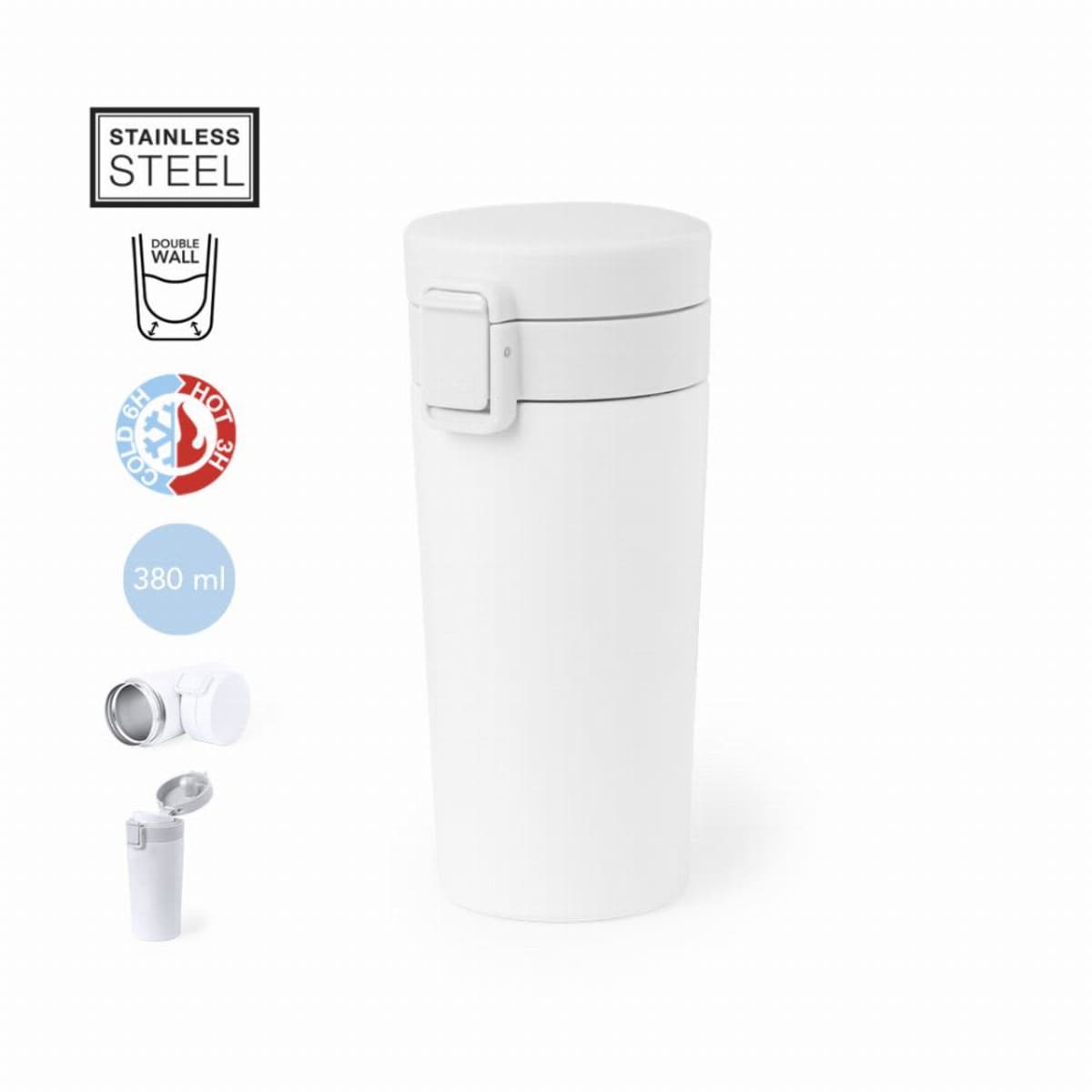 380Ml Steel Insulated Cups