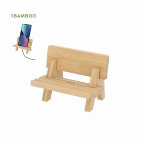 Bamboo Bench Phone Holders