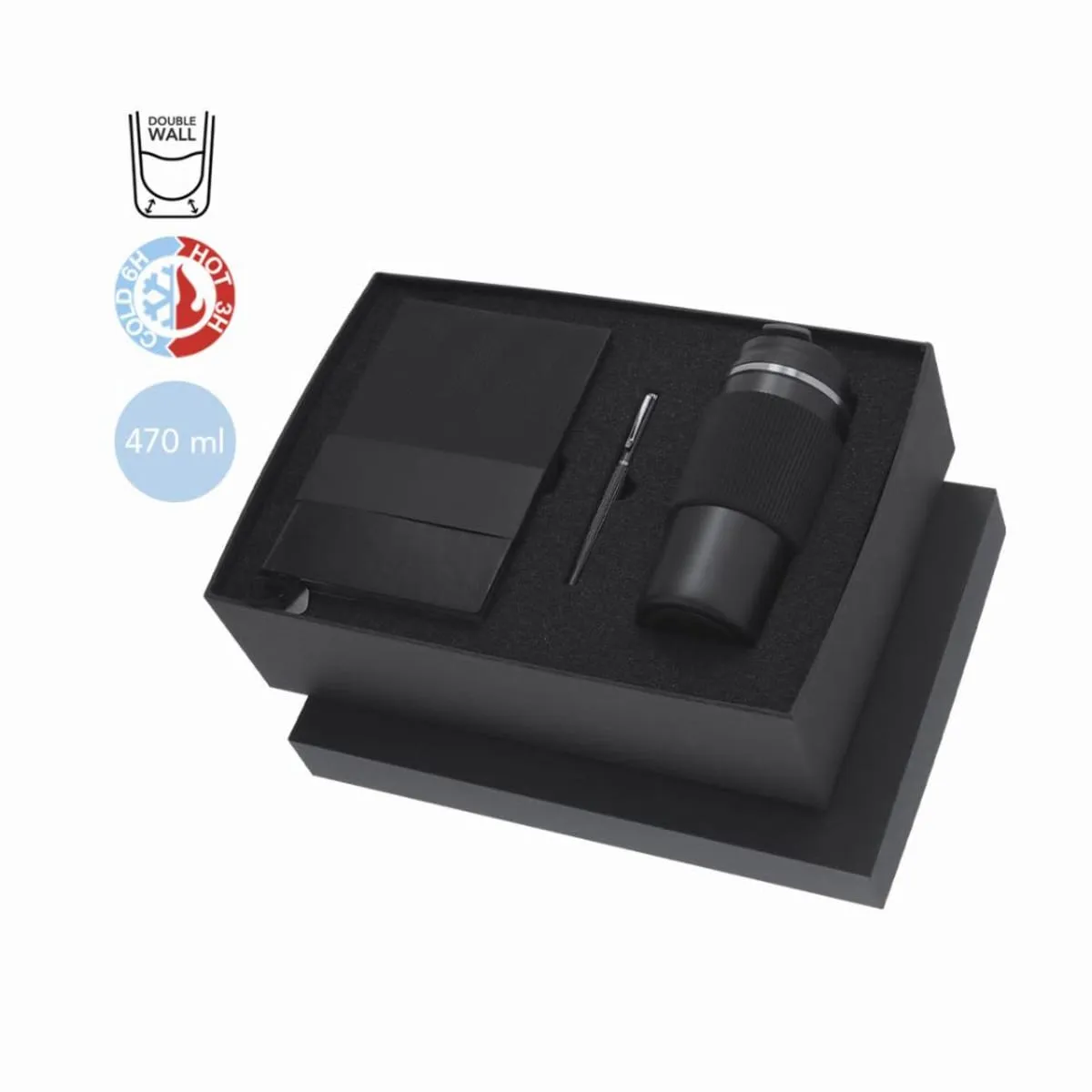 Notebook - Pen - Thermal Mug Gift Sets