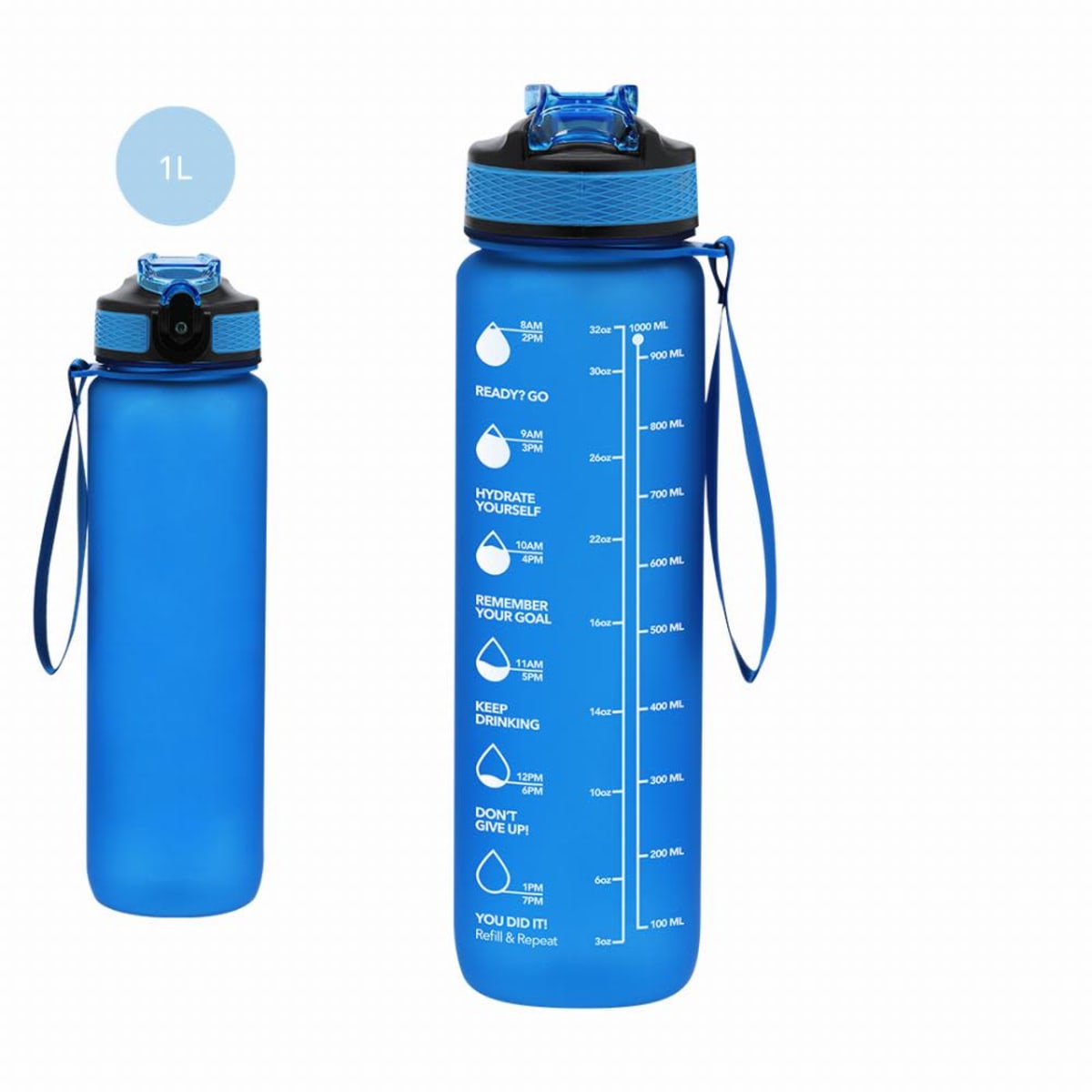 1L Translucent-Matte Bottles