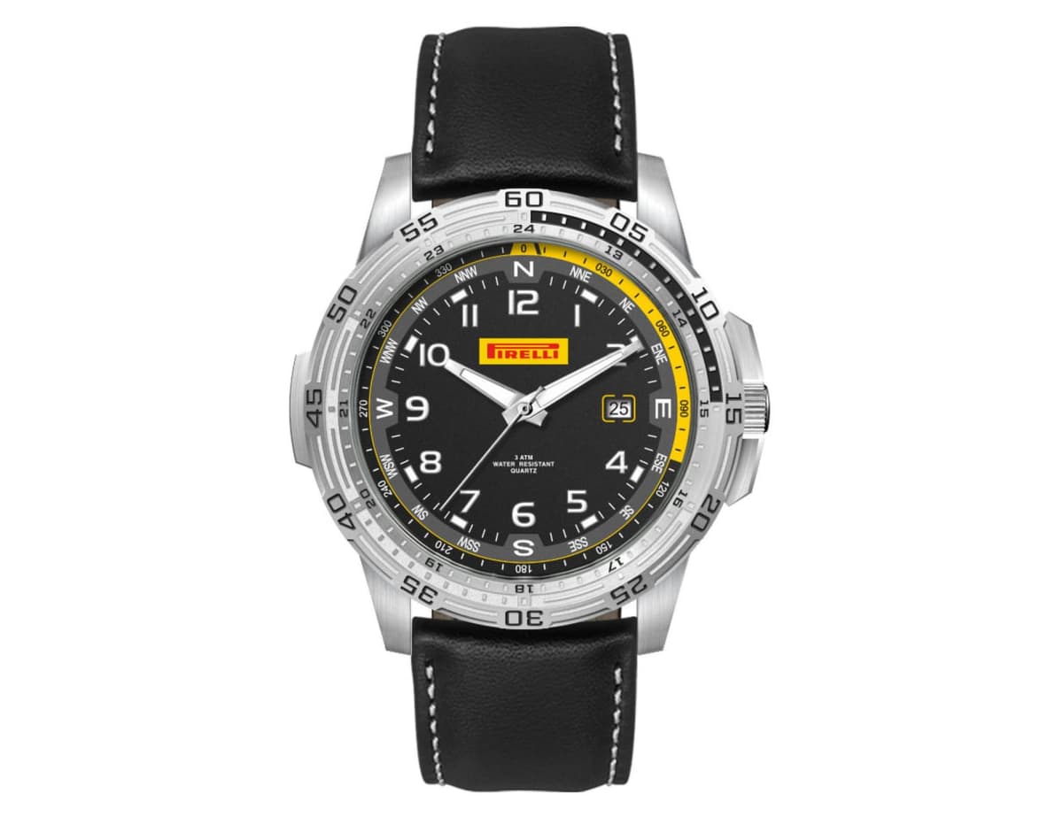 Fern Sports Watch I, Leather Strap