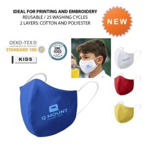 Kids Reusable Face Masks (Minimum Order 250Pcs)