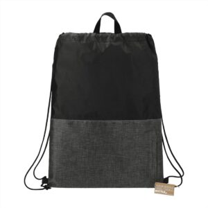 Cally Zippered Recycled Drawstring Bags