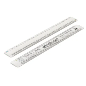 300 Mm Personalised Oval Scale Rule