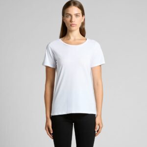 Wo's Shallow Scoop Tees