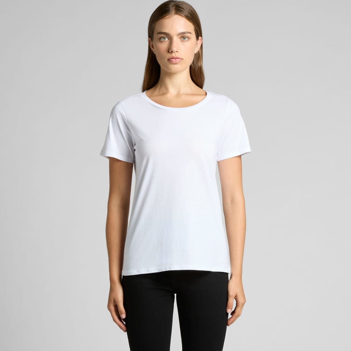 Wo's Shallow Scoop Tees
