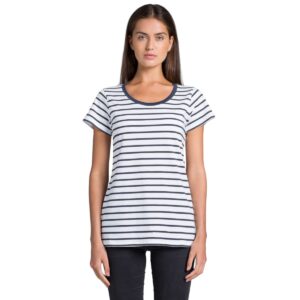 Wo's Loop Stripe Tees